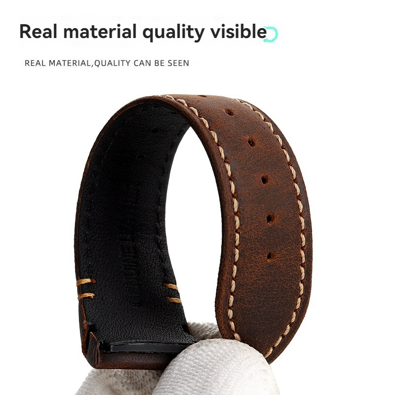 Tali Jam Kulit Retro Matte Uju - Suede Strap Watch ulasan dan harga
