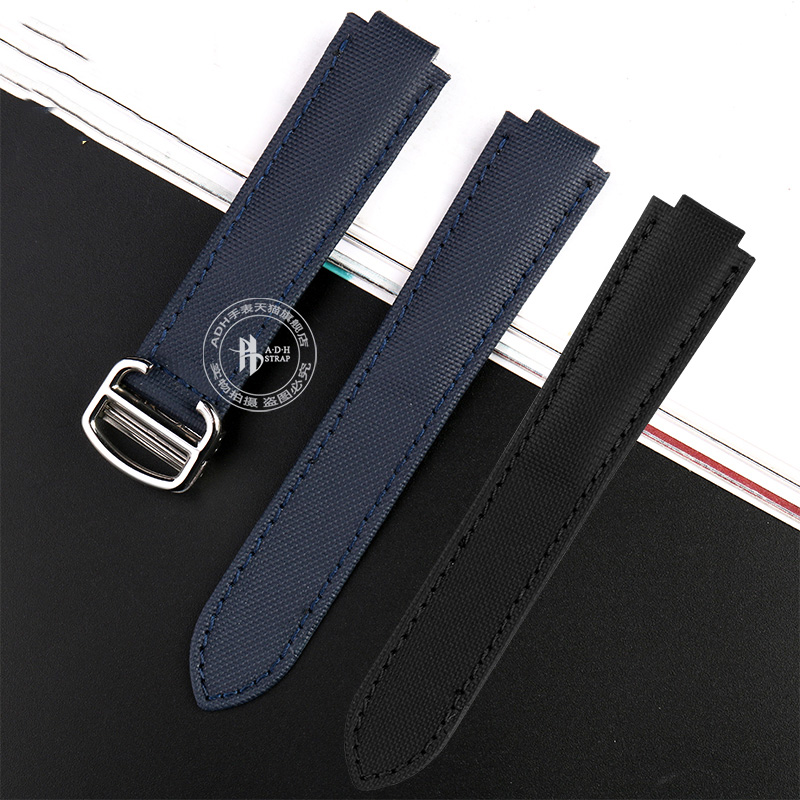 Gelang jam tangan kanvas nilon - Cartier Watch Ballon Bleu ulasan dan harga